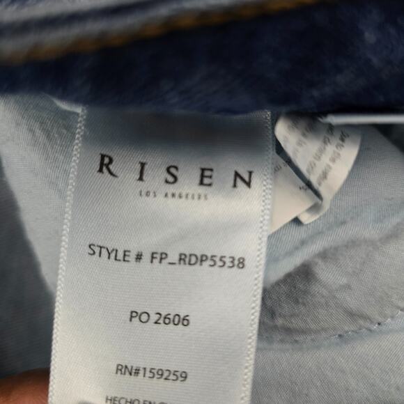 Risen Blue Flare Jeans - Picture 11 of 12
